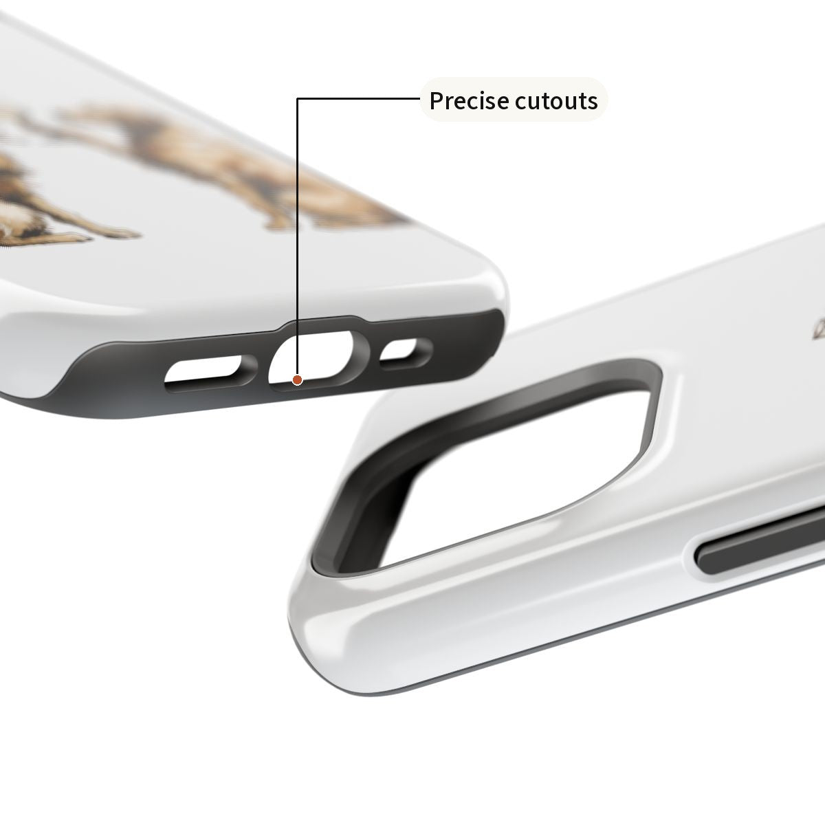 Happy Hour Golden Retriever Phone Case side detail