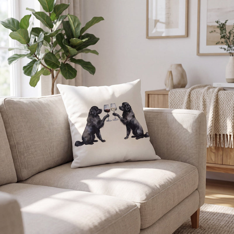 Newfoundland throw pillow
