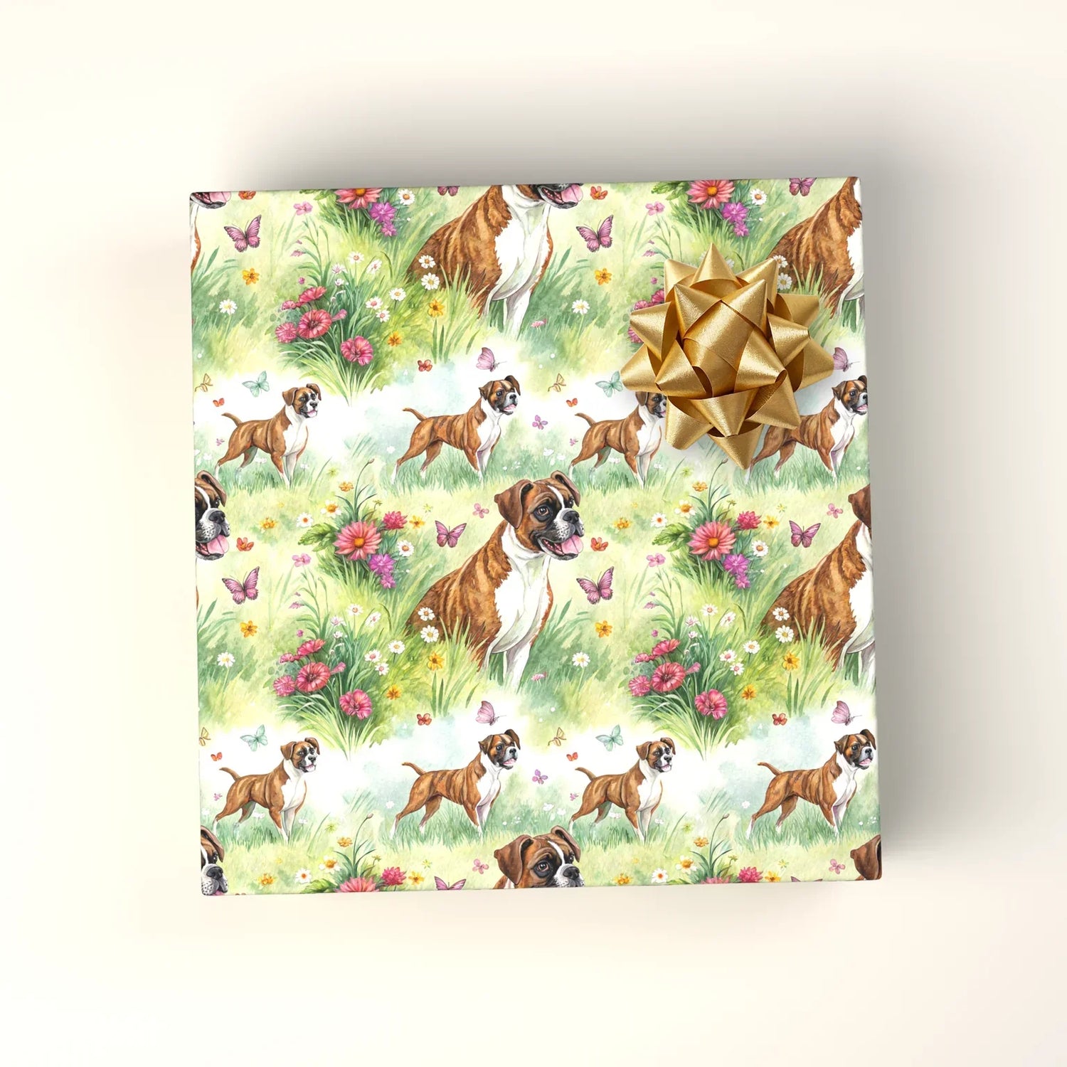Boxers - wrapped gift box mockup