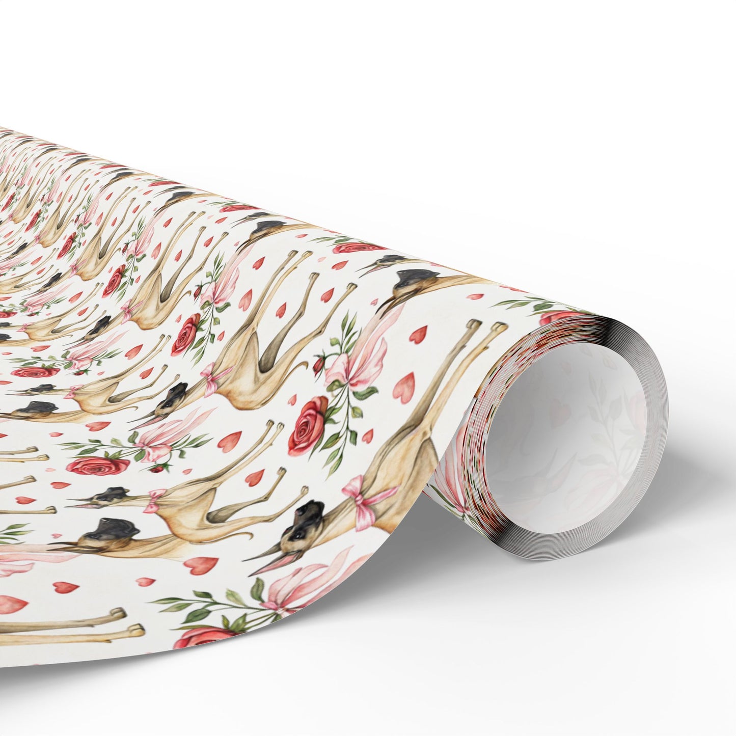 Great Dane Valentine Wrapping Paper