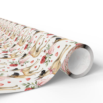 Great Dane Valentine Wrapping Paper