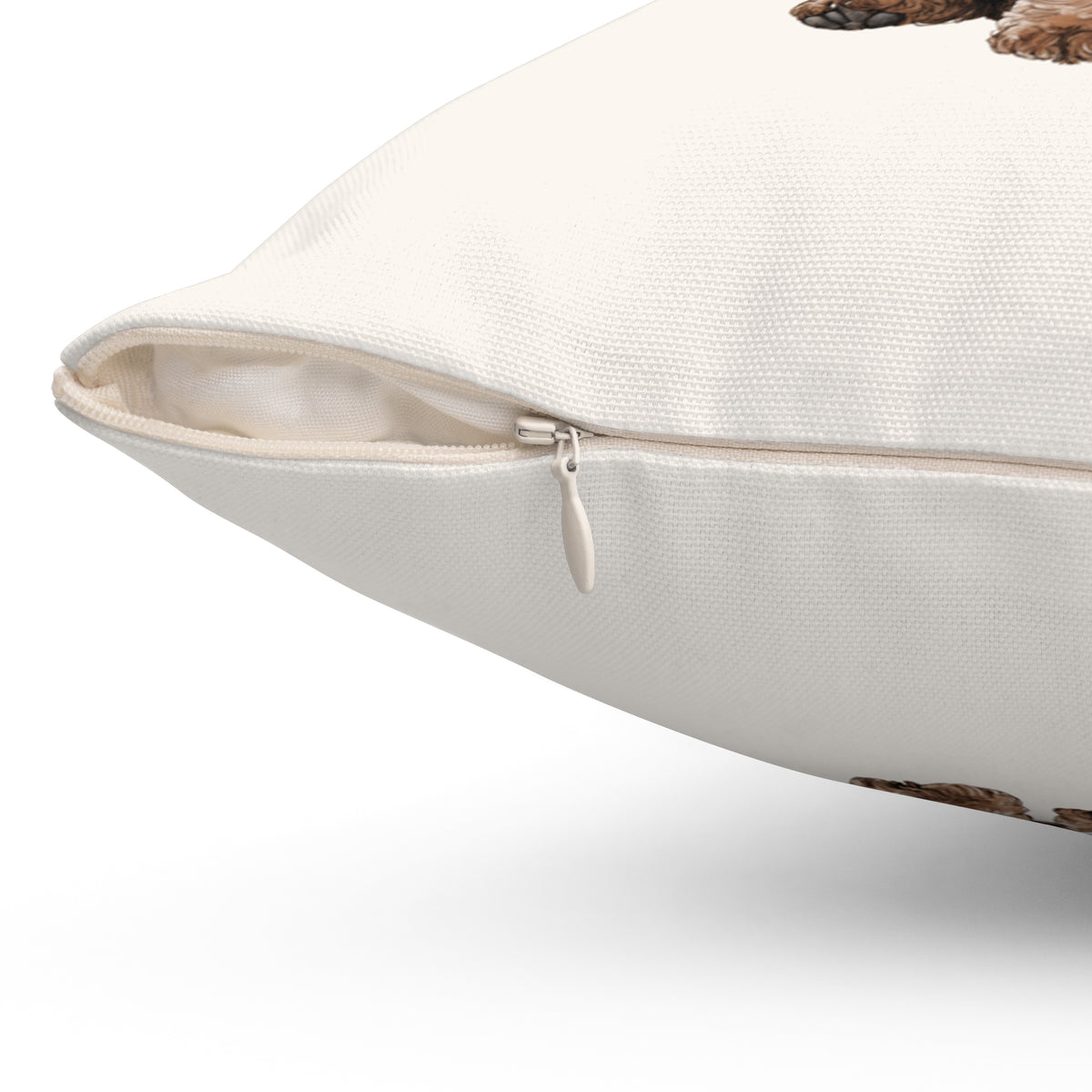 Reindog Cavapoo Throw Pillow