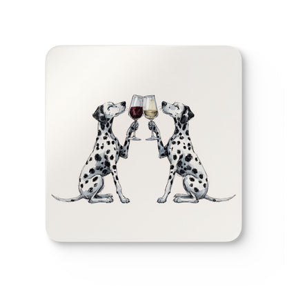 Happy Hour Dalmatian Coaster Set