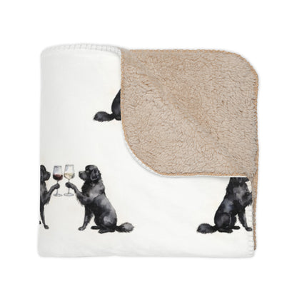 Happy Hour Newfoundland Sherpa Blanket