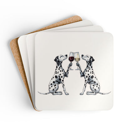 Happy Hour Dalmatian Coaster Set