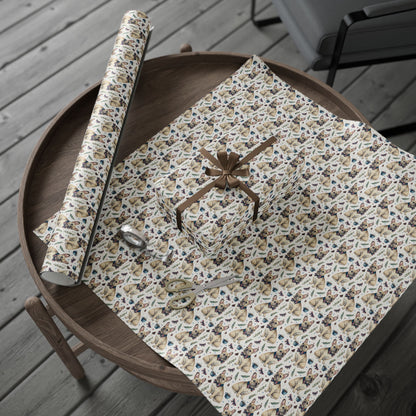 Dapper French Bulldog Wrapping Paper