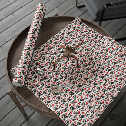 Santa Paws: French Bulldog Christmas Wrapping Paper