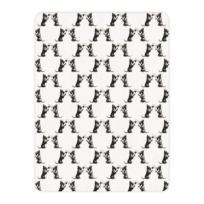 Happy Hour Scottish Terrier Sherpa Blanket