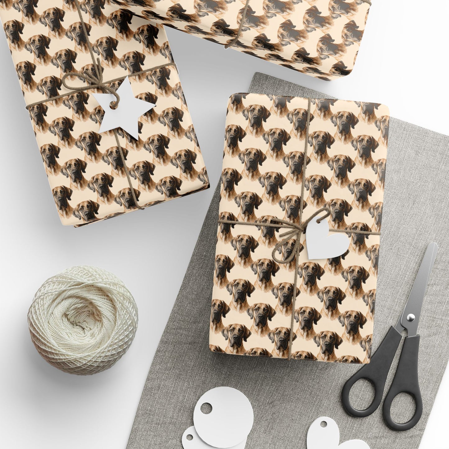 Great Dane Portrait Wrapping Paper