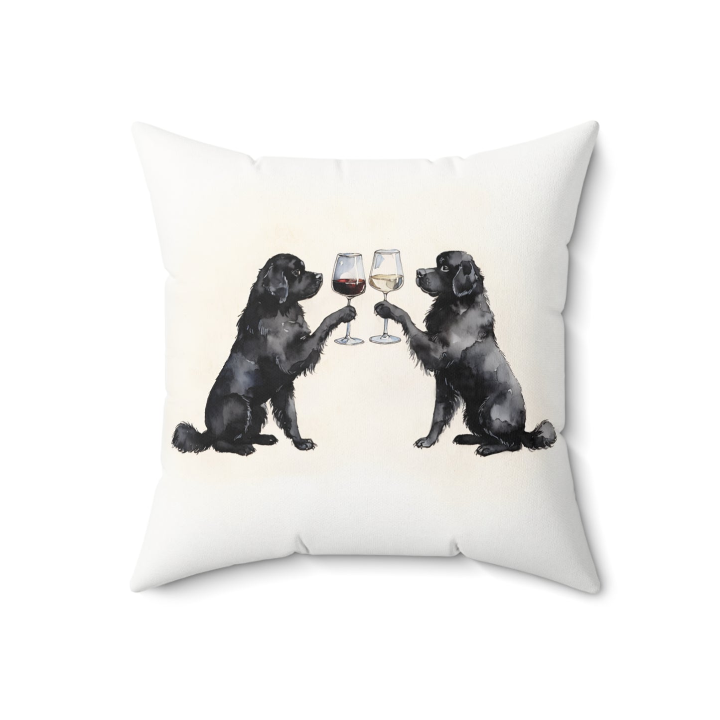 Happy Hour Newfoundland Throw Pillow