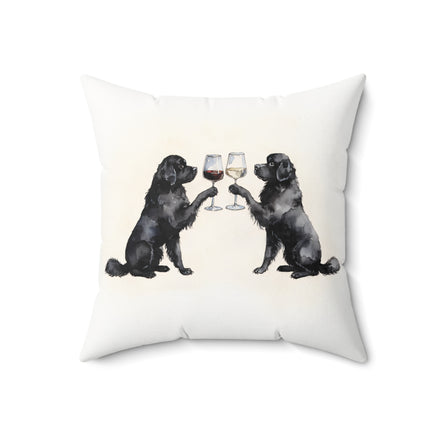 Happy Hour Newfoundland Throw Pillow