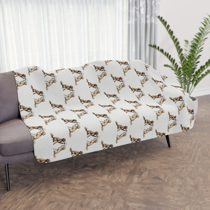 Happy Hour Cavapoo Sherpa Blanket