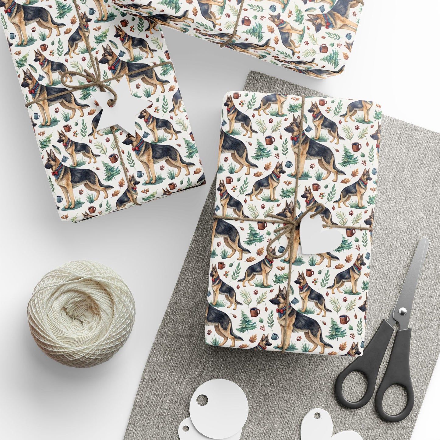 Good Dog Gift Wrap: German Shepherd Wrapping Paper