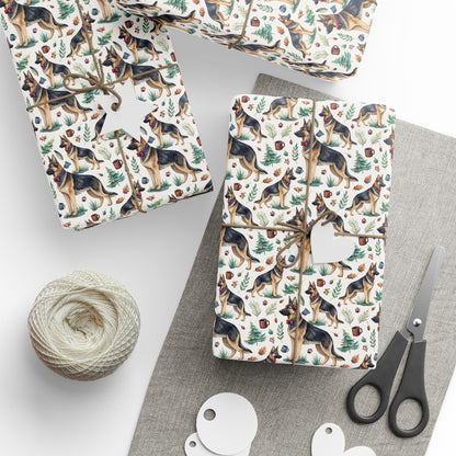 Good Dog Gift Wrap: German Shepherd Wrapping Paper