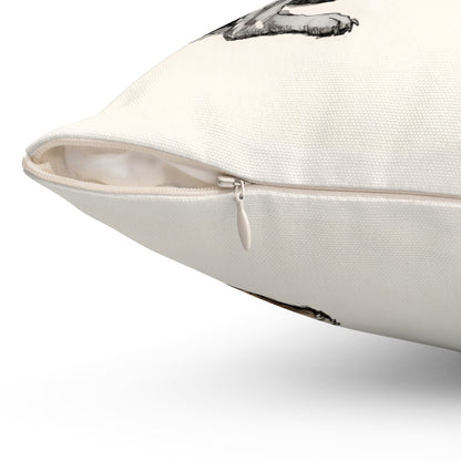 Happy Hour English Bulldog Throw Pillow
