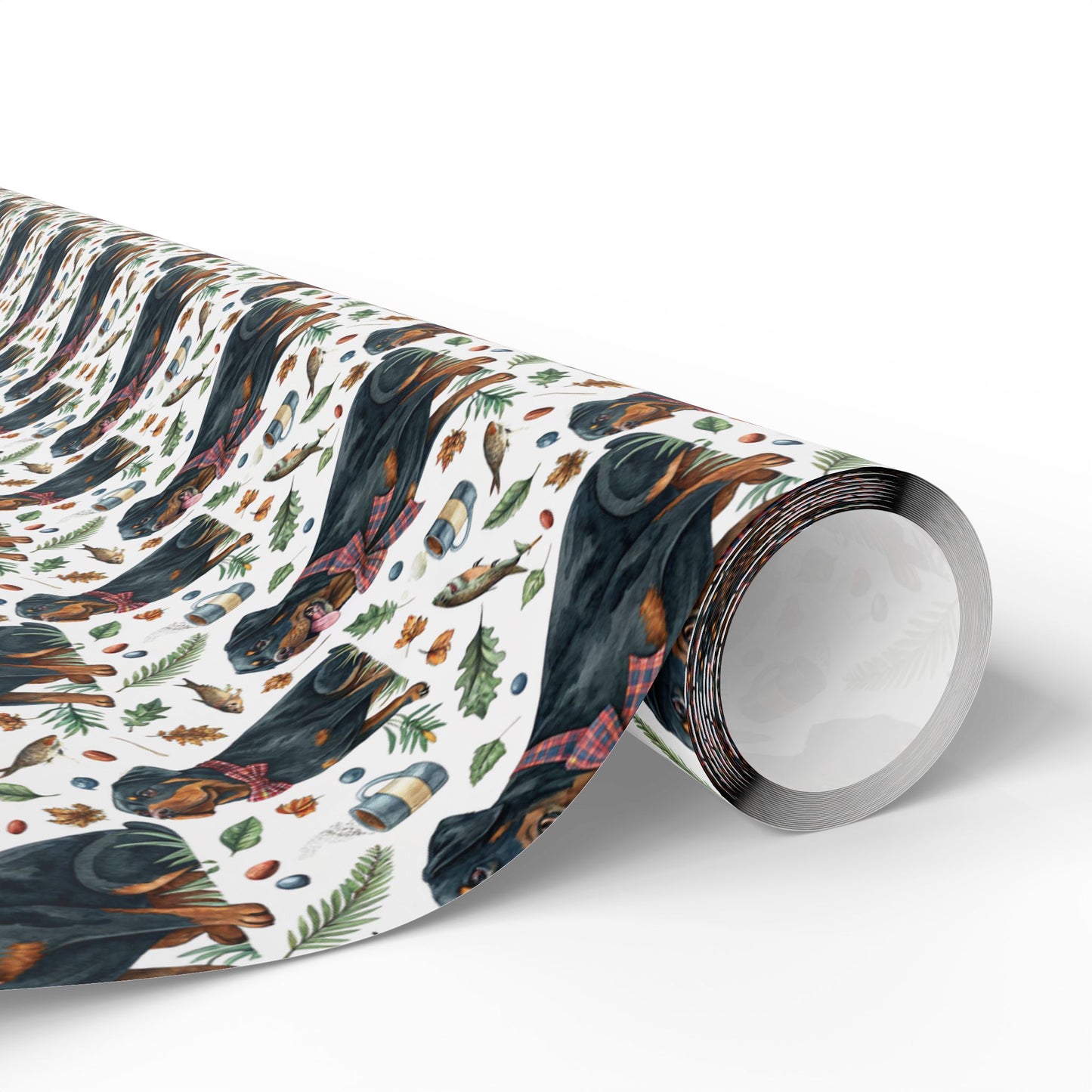 Cozy Rottweiler Wrapping Paper