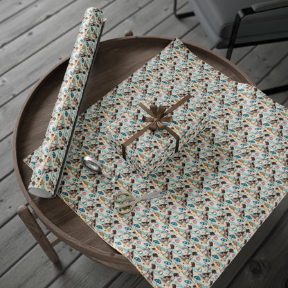 German Shorthaired Pointer Beach Wrapping Paper