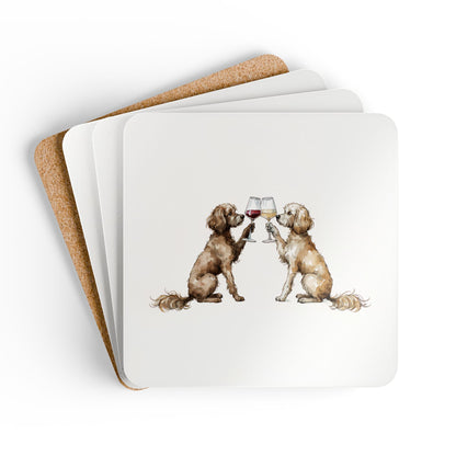 Happy Hour Cavapoo Coaster Set