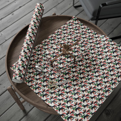 Santa Paws: Bernese Mountain Dog Christmas Wrapping Paper