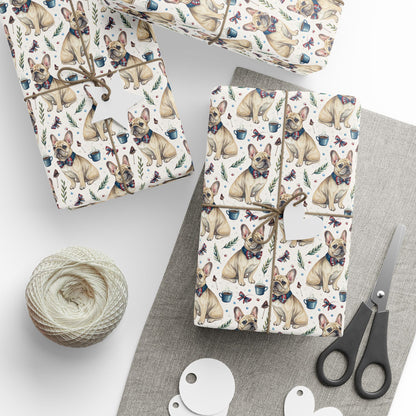 Dapper French Bulldog Wrapping Paper