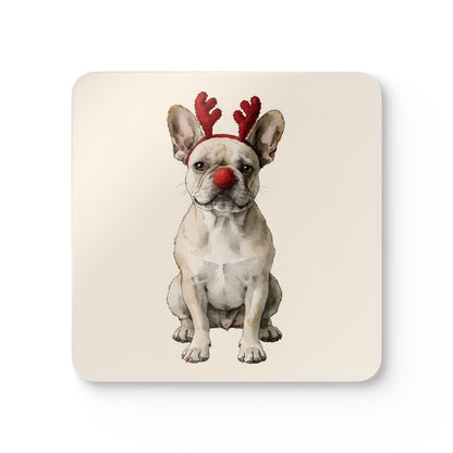 Reindog French Bulldog Coaster Set
