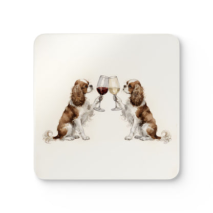 Happy Hour Cavalier King Charles Spaniel Coaster Set