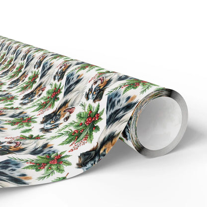 Australian Shepherd Christmas Wrapping Paper — paper roll