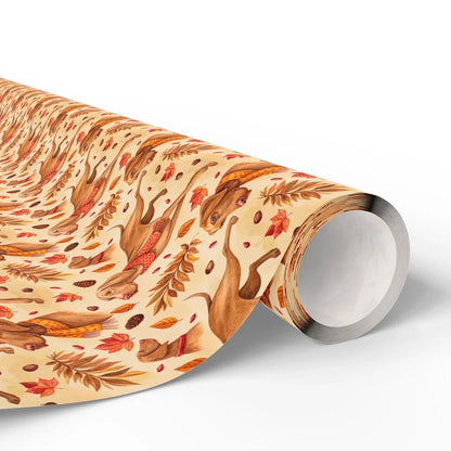Autumn Vizsla Wrapping Paper — paper roll