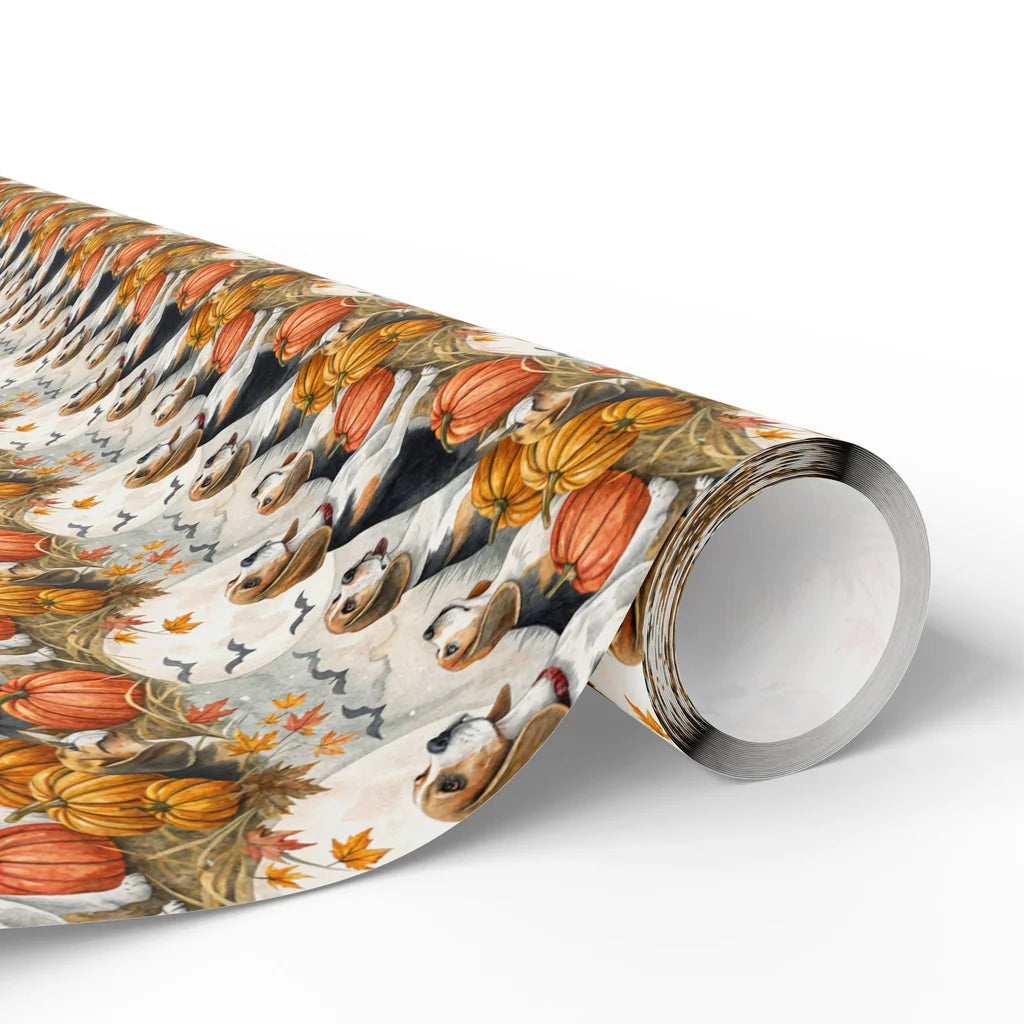 Beagle Halloween Wrapping Paper — paper roll