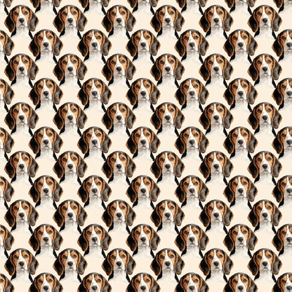 Beagle Portrait Wrapping Paper — repeating pattern tile