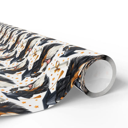 Bernese Mountain Dog Graduation Wrapping Paper — paper roll