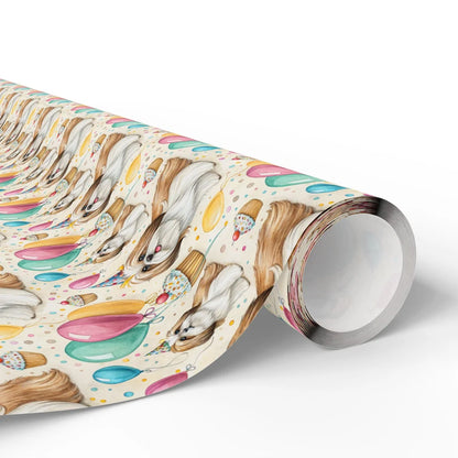Birthday Shih Tzu Wrapping Paper — paper roll