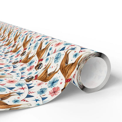 Boxer Americana Wrapping Paper — paper roll