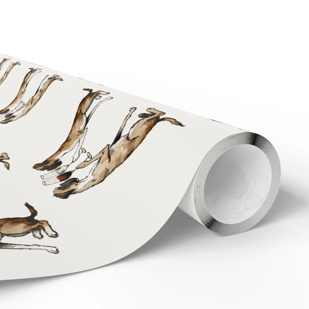 Boxer Happy Hour Wrapping Paper — paper roll