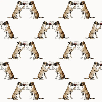 Boxer Happy Hour Wrapping Paper — repeating pattern tile
