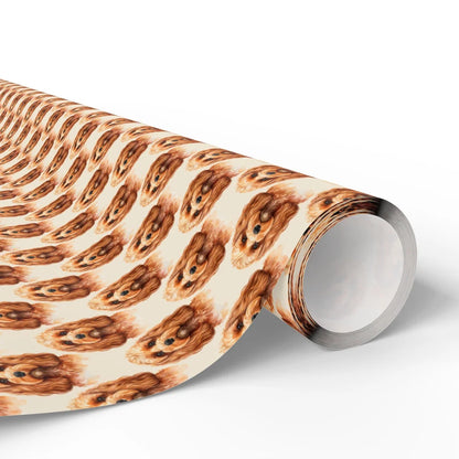 Cavapoo Portrait Wrapping Paper — paper roll