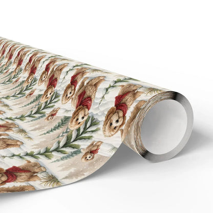 Cockapoo Christmas Wrapping Paper | Winter Scarf Pup — paper roll