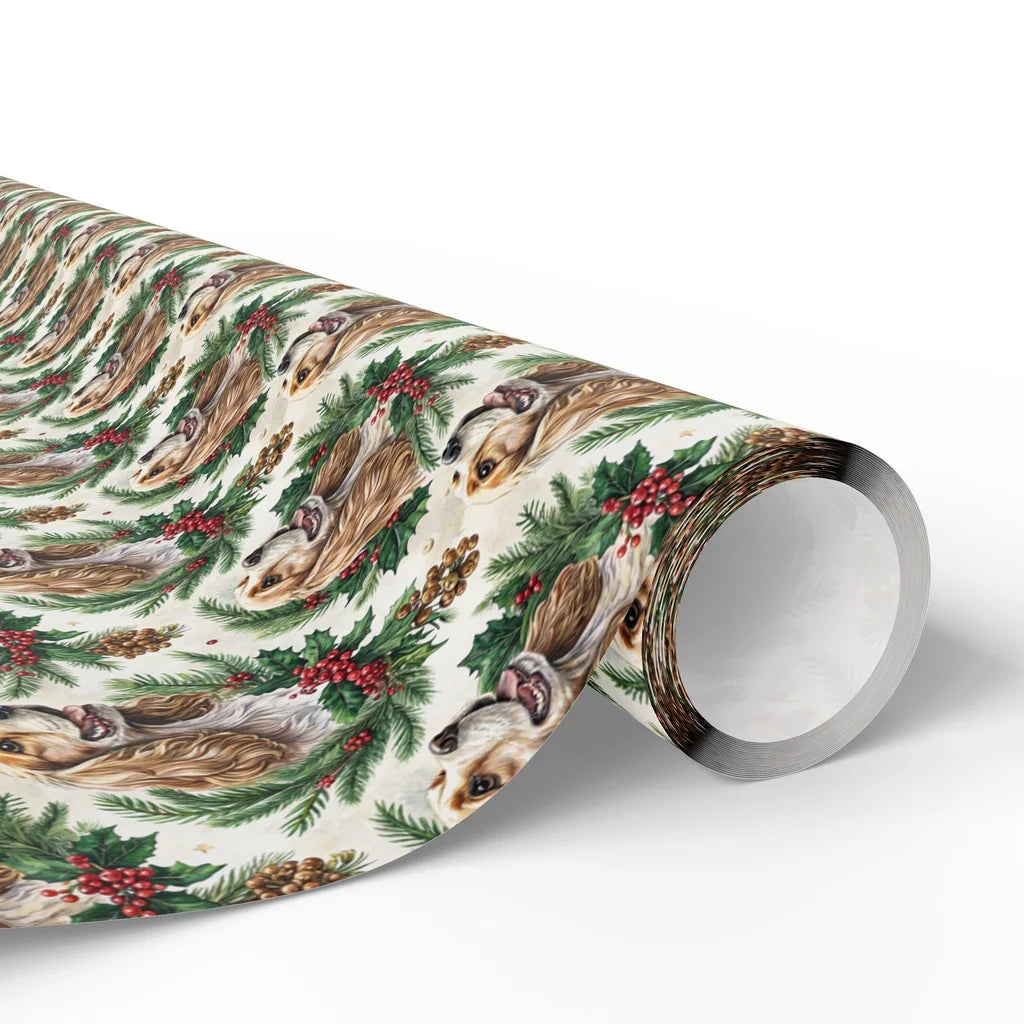 Cocker Spaniel Christmas Wrapping Paper — paper roll