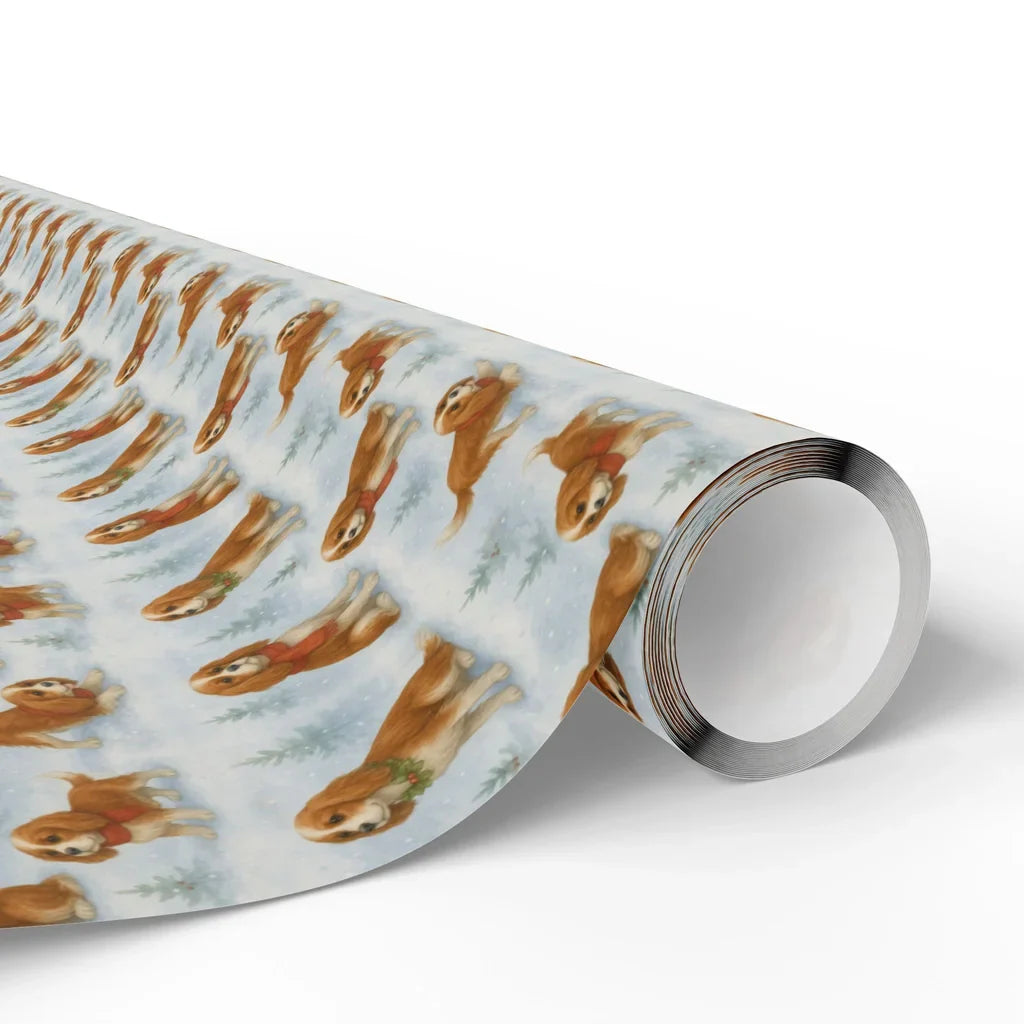 Cocker Spaniel Christmas Wrapping Paper — paper roll