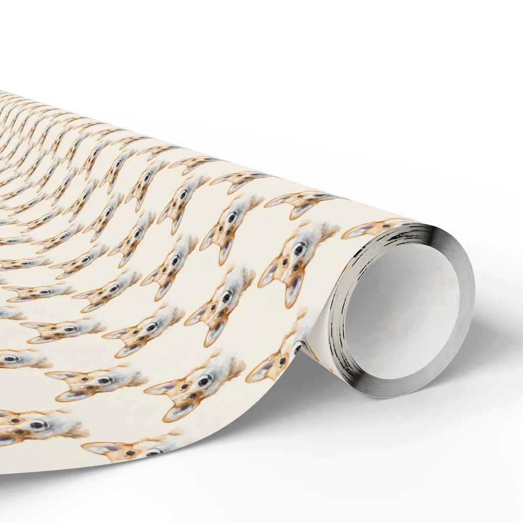 Corgi Portrait Wrapping Paper — paper roll