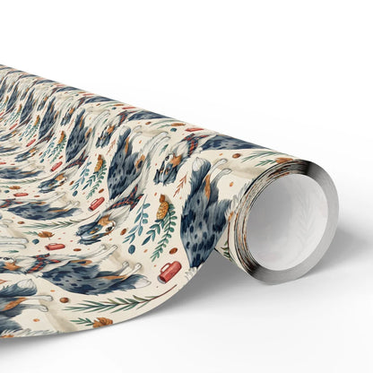 Cozy Aussie Days: Australian Shepherd Wrapping Paper — paper roll