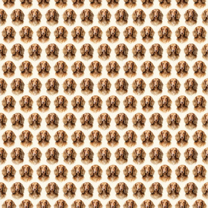 Dachshund Portrait Wrapping Paper — repeating pattern tile