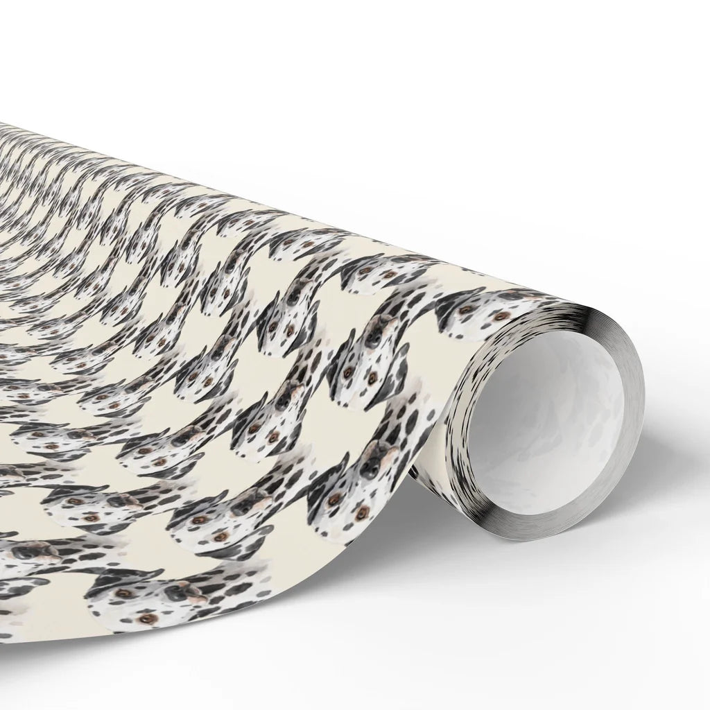 Dalmatian Portrait Wrapping Paper — paper roll