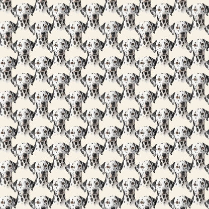 Dalmatian Portrait Wrapping Paper — repeating pattern tile