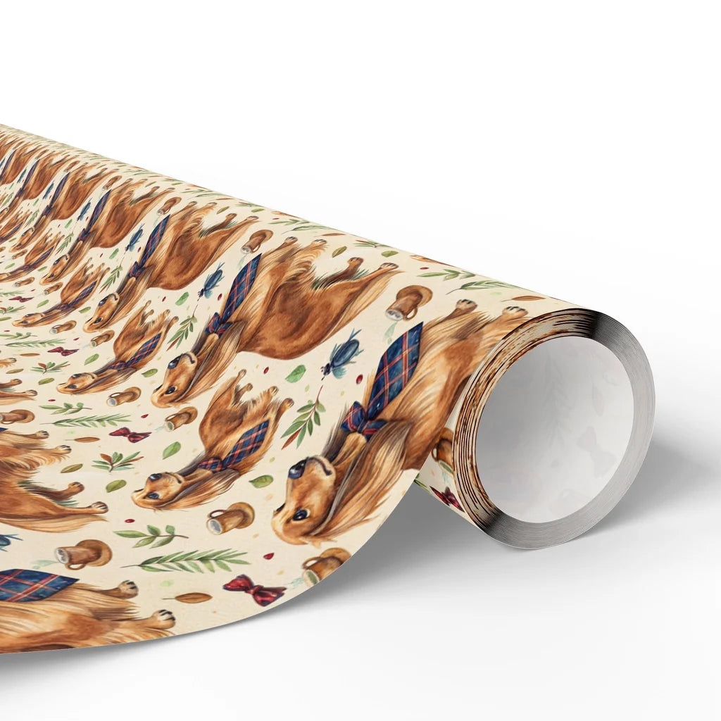 Dapper Dachshund Wrapping Paper — paper roll