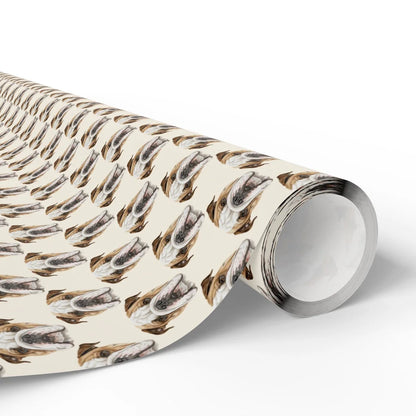 English Bulldog Portrait Wrapping Paper — paper roll