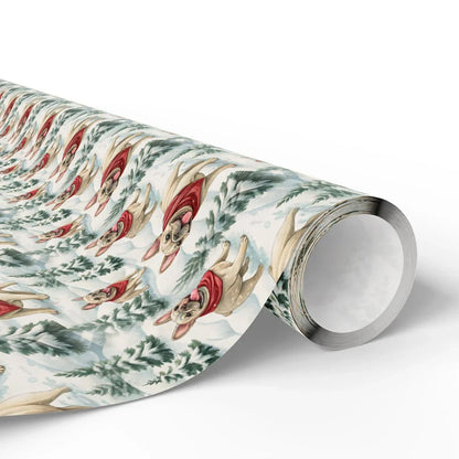 French Bulldog Christmas Wrapping Paper — paper roll