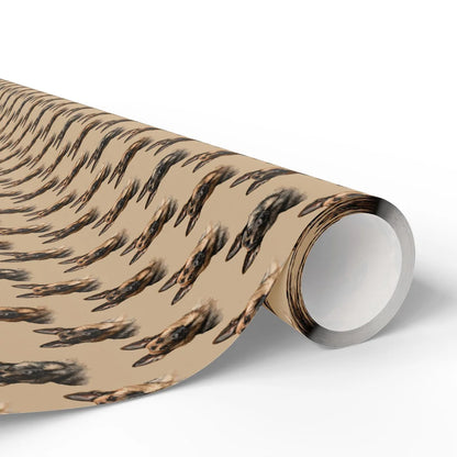 German Shepherd Portrait Wrapping Paper — paper roll