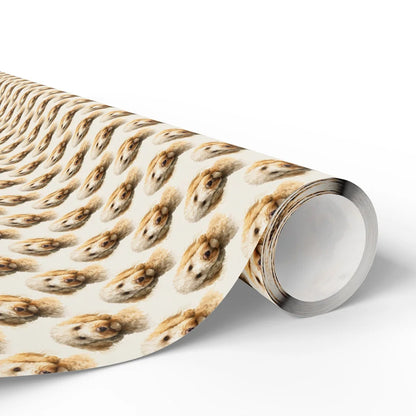 Goldendoodle Portrait Wrapping Paper — paper roll
