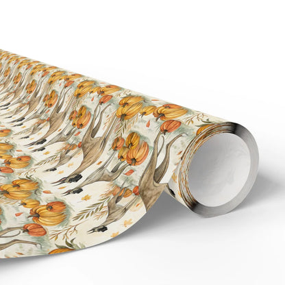 Great Dane Autumn Pumpkin Patch Wrapping Paper — paper roll